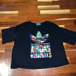 Adidas black tshirt